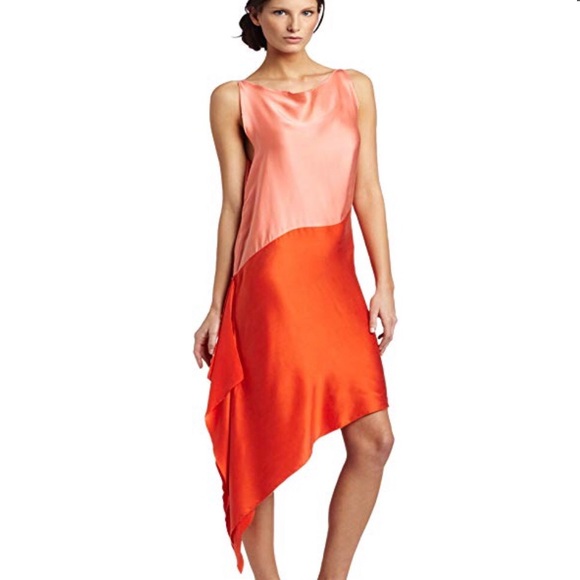 NWT ROBERT RODRIGUEZ COLOR BLOCK CASCADE DRESS - Picture 4 of 7